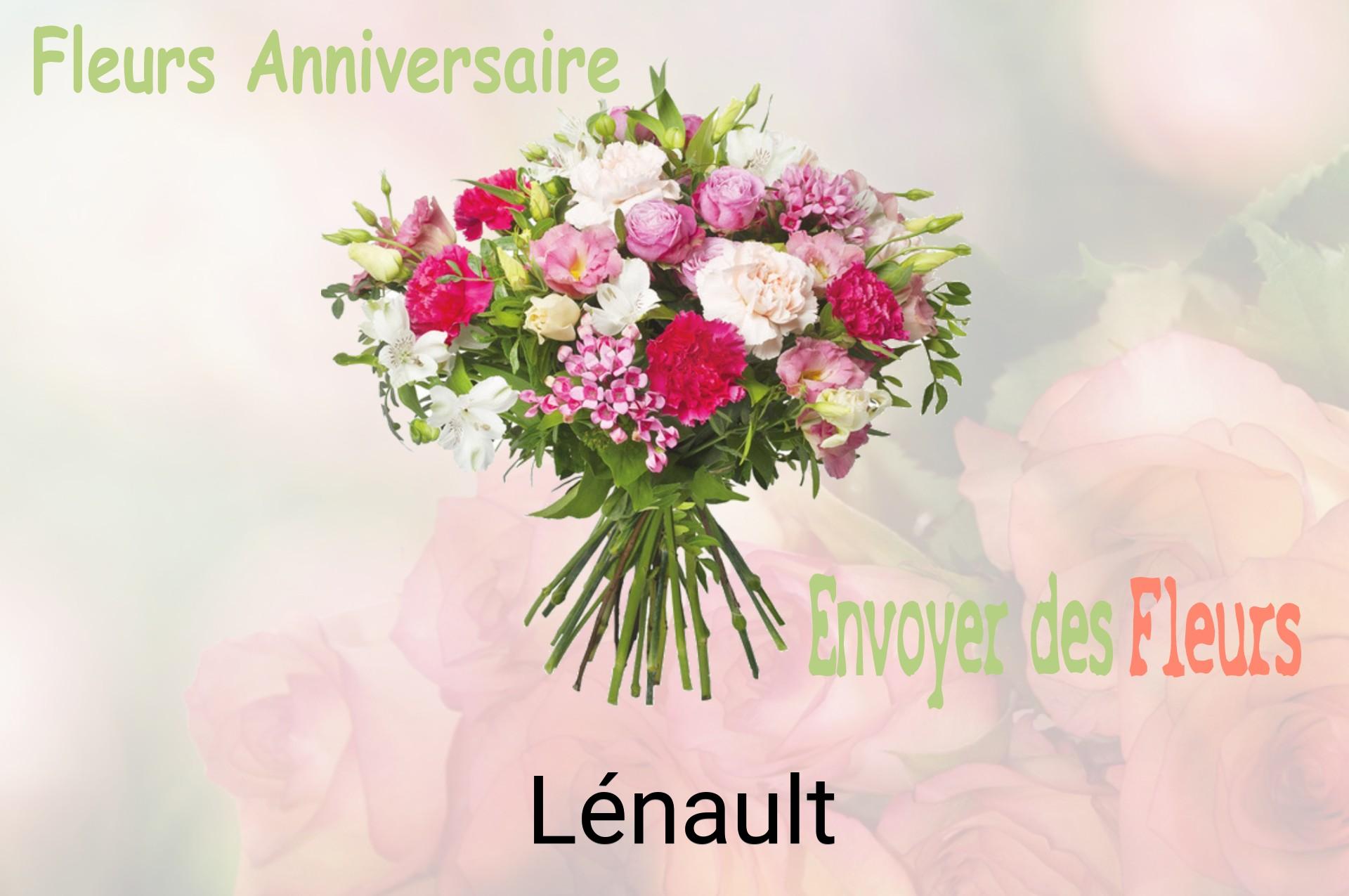 Bouquet de fleurs d’anniversaire livré à Lénault